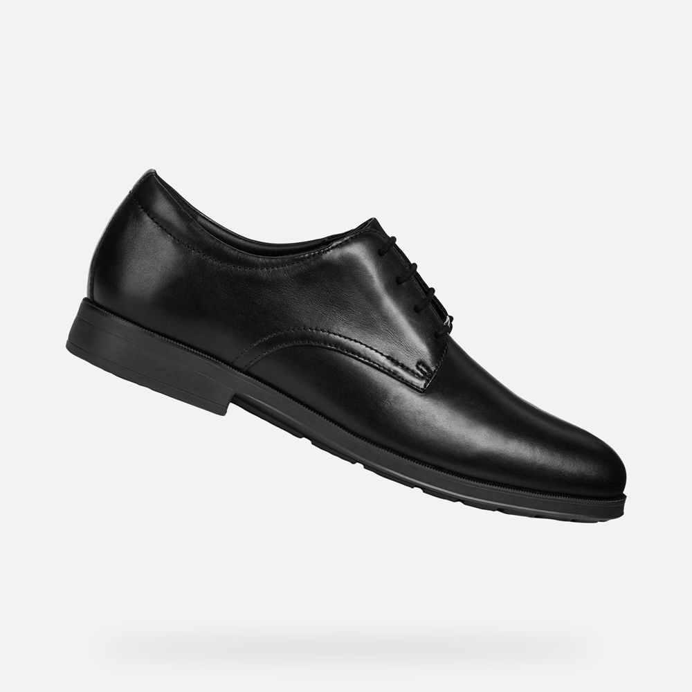 Geox Formal Shoes Black Hilstone Abx - Geox Mens Shoes - GBANPT764